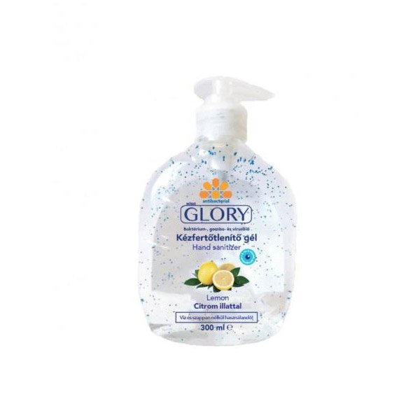 HiClean Glory Kézfertőtlenítő gél enyhe citrom illattal (300ml)
