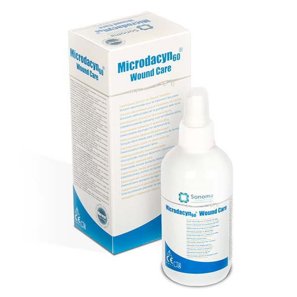 Microdacyn 60 Wound Care szuper-oxidált sebkezelő oldat szórófejjel (100ml)
