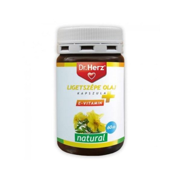 Dr. Herz Ligetszépe olaj + E-vitamin kapszula (60x)