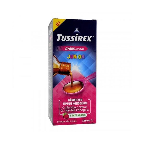Tussirex Junior köhögés elleni szirup (120ml)