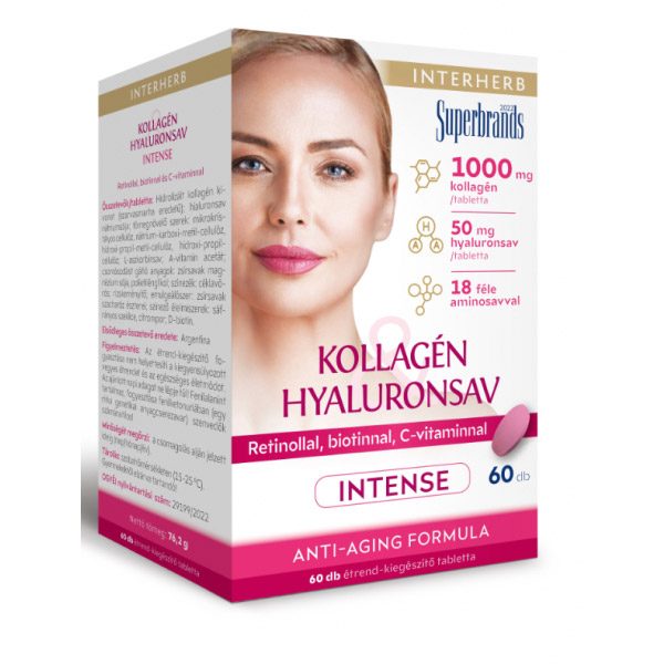 Interherb Kollagén & Hyaluronsav Intense tabletta (30x)