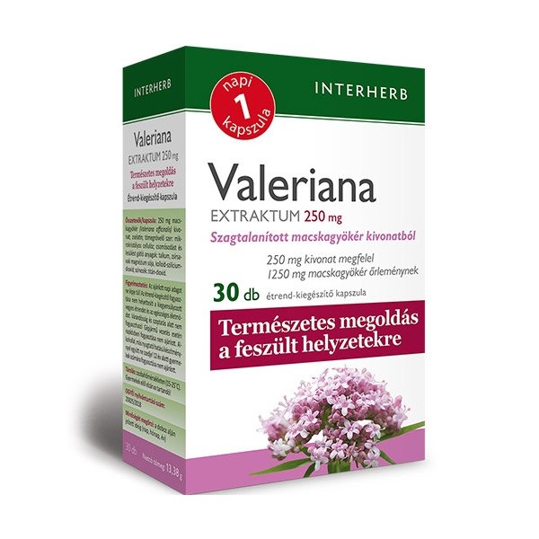 Interherb Napi 1 Valeriana extraktum 250 mg kapszula (30x)