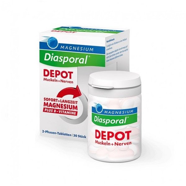 Magnesium Diasporal Depot izom + idegrendszer tabletta (30x)