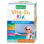 Béres Vita-D3 Kid 800NE citromízű rágótabletta (50x)