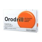 Orodrill 3 mg/0,2 mg méz ízesítésű szopogató tabletta (24x)