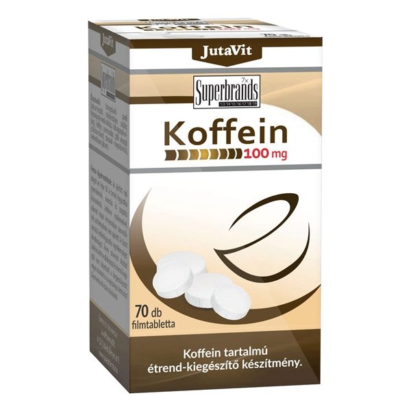 JutaVit Koffein 100 mg filmtabletta (70x)