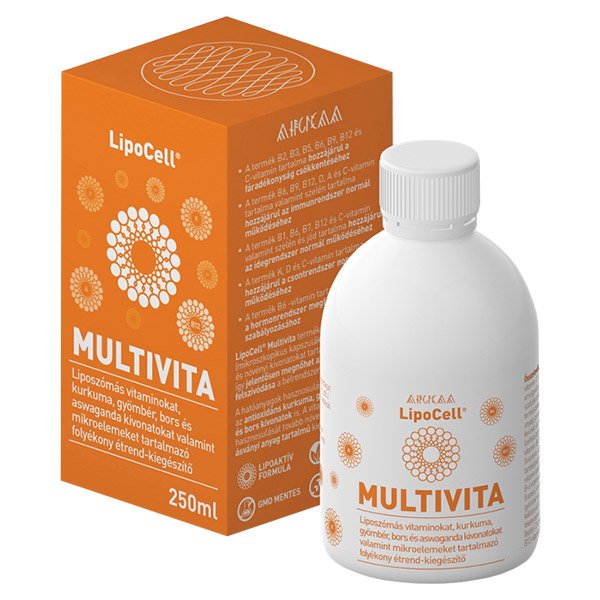 LipoCell Multivita liposzómás multivitamin (250ml)
