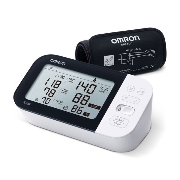 Omron M7 Intelli IT felkaron működő vérnyomásmérő készülék (1x)