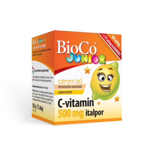Bioco C-vitamin 500 mg Junior italpor (75x)