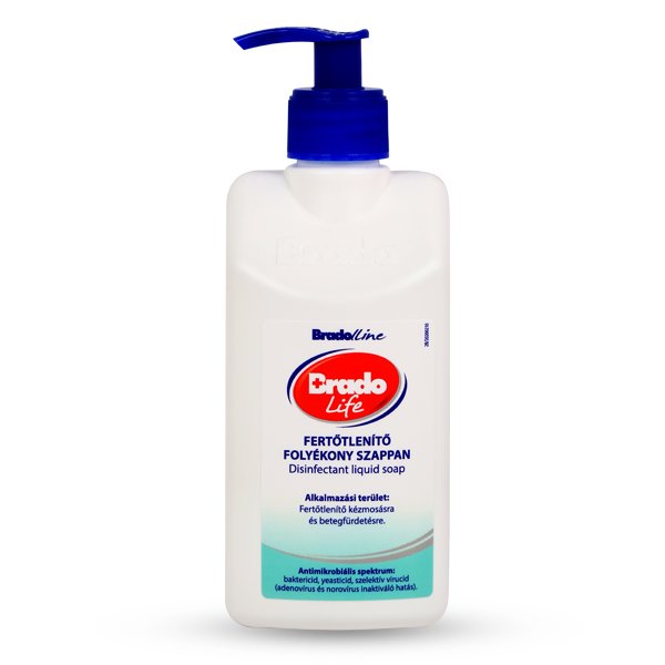 BradoLife fertőtlenítő folyékony szappan (350ml)