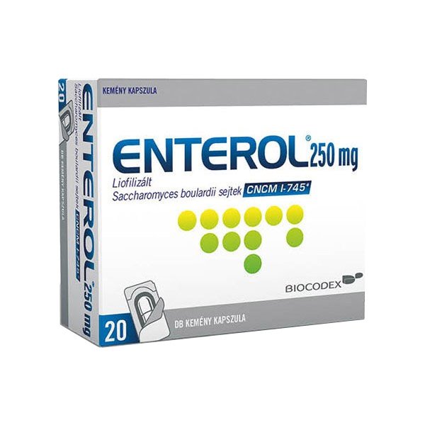 Enterol 250 mg kemény kapszula (20x)