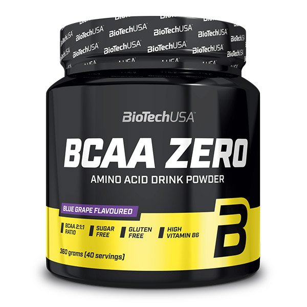 BioTechUSA BCAA Zero aminosav kékszőlő ízű italpor (360g)