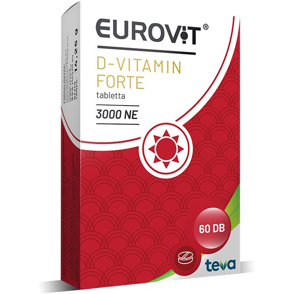 Eurovit D-vitamin Forte 3000 NE tabletta (60x)