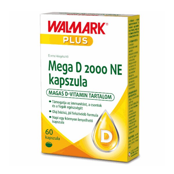 Walmark Mega D 2000 NE kapszula (60x)