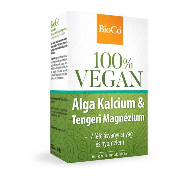 BioCo 100% Vegan Alga Kalcium & Tengeri Magnézium filmtabletta (60x)
