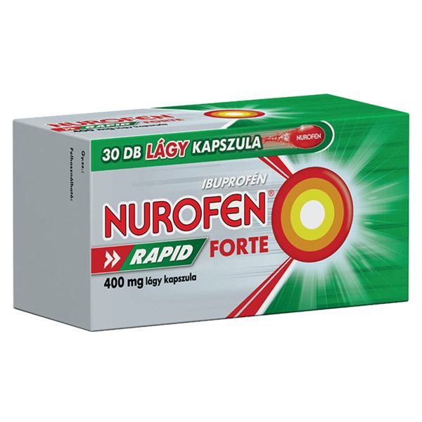 Nurofen Rapid Forte 400 mg lágy kapszula (30x)