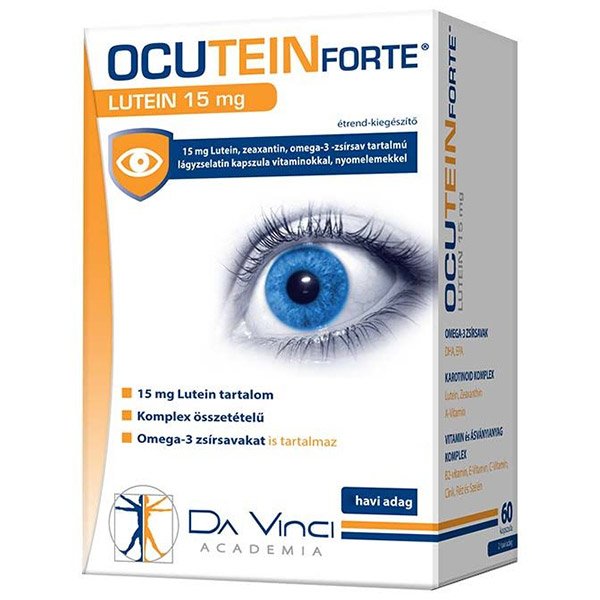 Ocutein Lutein 15 mg Forte lágyzselatin kapszula (30x)