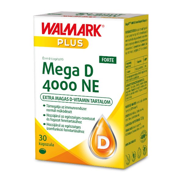 Walmark Plus Mega D 4000 NE Forte kapszula (30x)