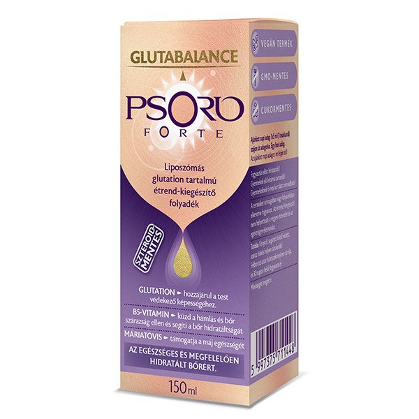 Glutabalance Psorio Forte liposzómás glutation tartalmú folyadék (150ml)