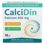 CalciDin Kalcium, D3-vitamin és K2-vitamin filmtabletta (56x)