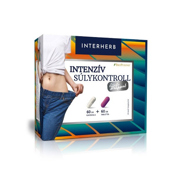 Interherb Intenzív súlykontroll éjjel & nappal kapszula és tabletta (120x)