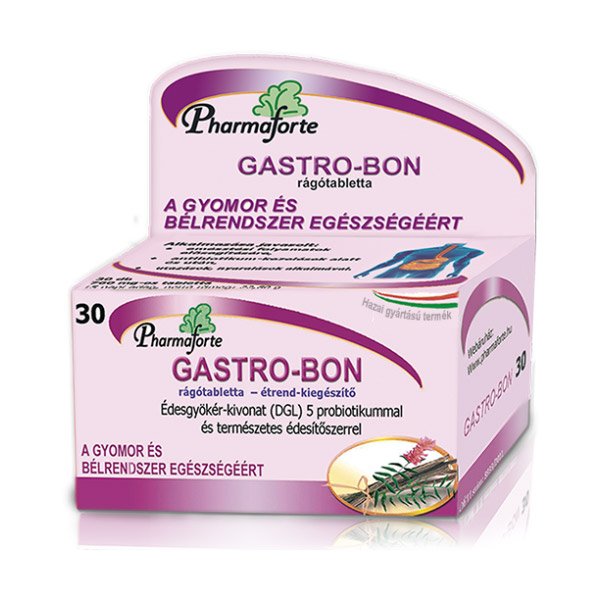 Pharmaforte Gastro-Bon rágótabletta (30x)