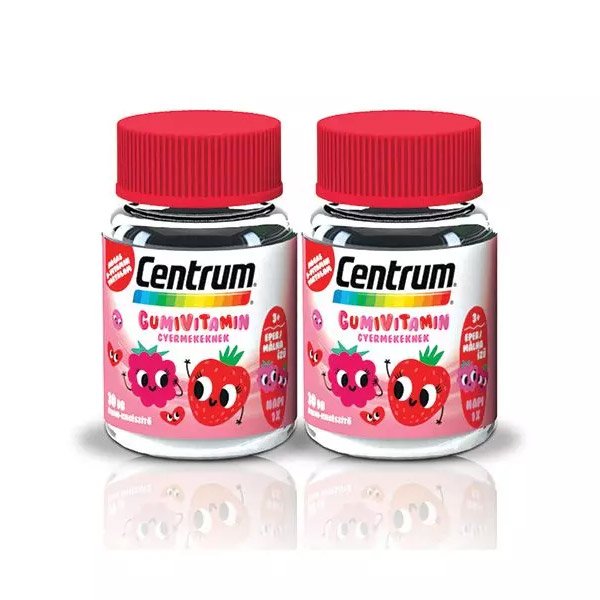 Centrum Gumivitamin eper-málna ízű (Duo Pack - 30x+30x)
