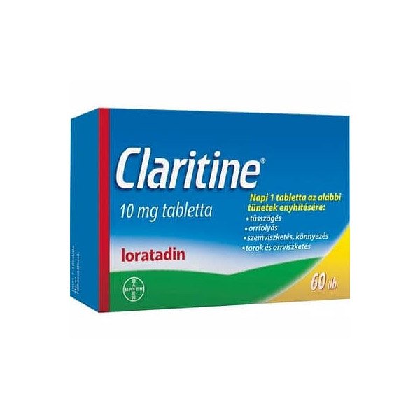 Claritine 10 mg tabletta (60x)