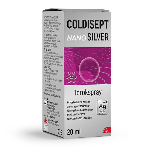 Coldisept NanoSilver torokspray (20ml)