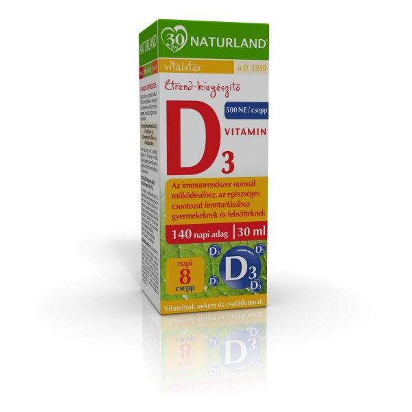 Naturland D3-vitamin csepp (30ml)