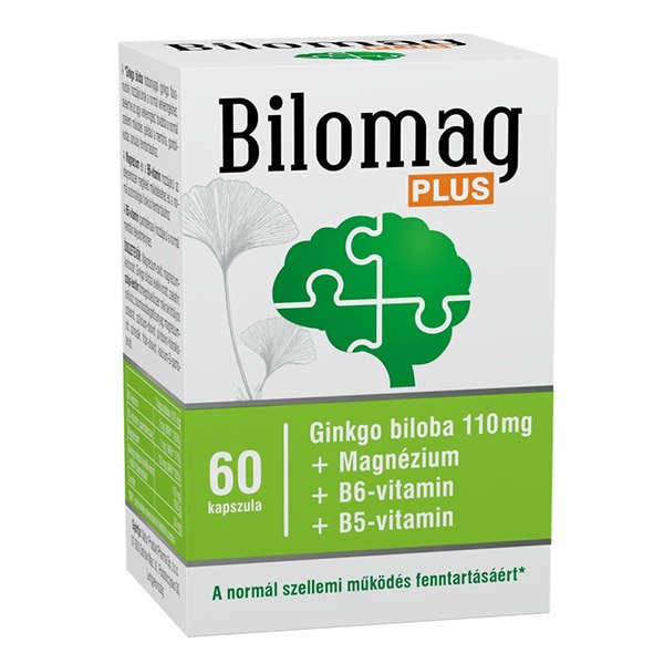 Bilomag Plus 110 mg Ginkgo biloba kapszula (60x)