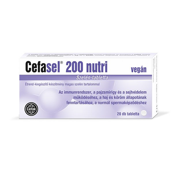 Cefasel 200 Nutri szelén tabletta (20x)