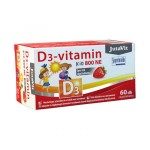 JutaVit Kid D3-vitamin 800 NE eper ízű rágótabletta (60x)
