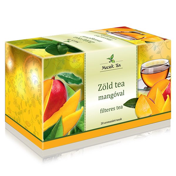 Mecsek Zöld tea mangóval filteres teakeverék (20x)