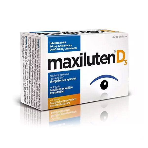Maxiluten D3 Lutein tabletta (30x)