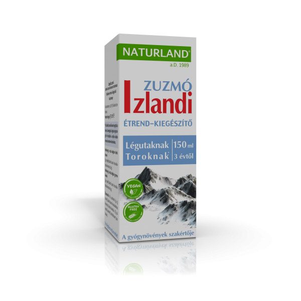 Naturland Izlandi zuzmó folyékony kivonat (150ml)