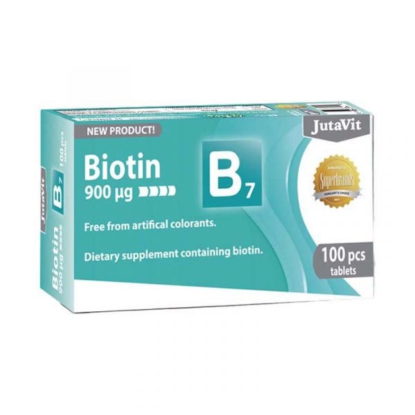 JutaVit Biotin B7 900 µg tabletta (100x)