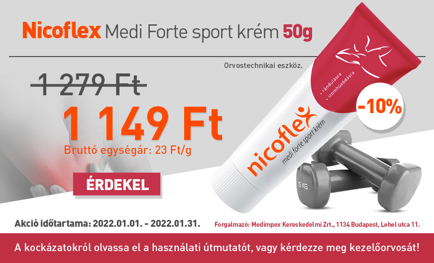 Nicoflex Medi Forte sport krém (50g)