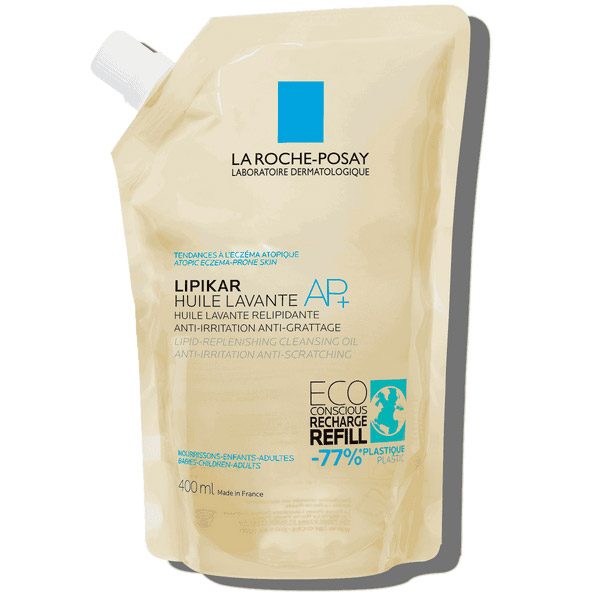 La Roche-Posay Lipikar AP+ (tusfürdő olaj utántöltő) (400ml)