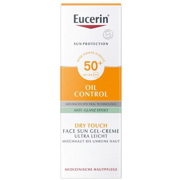 Eucerin Sun Oil Control (napozó gél-krém SPF 50+) (50ml)