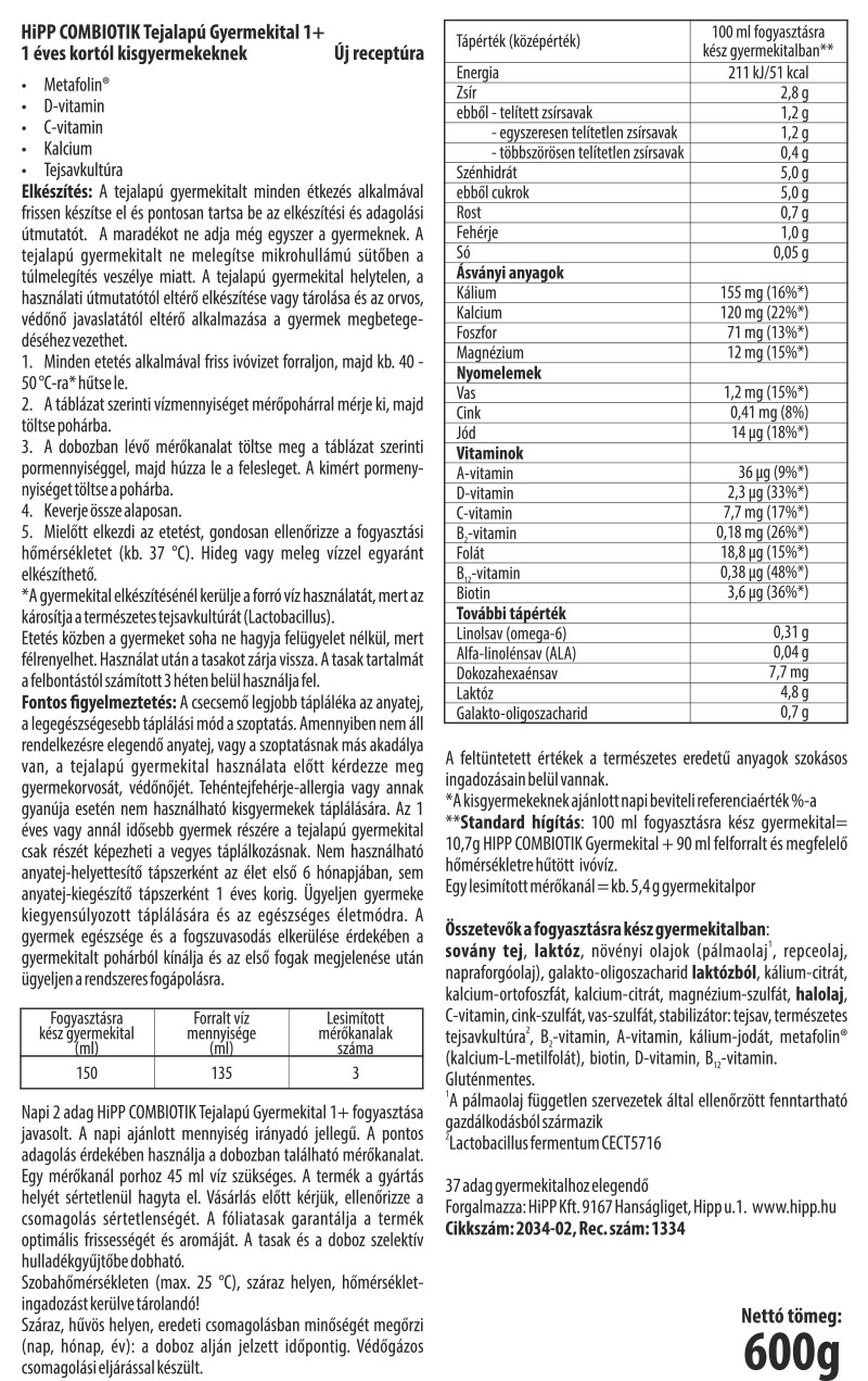 hipp-combiotik-tejalapu-gyermekital-metafolinnal-1-600g_leiras