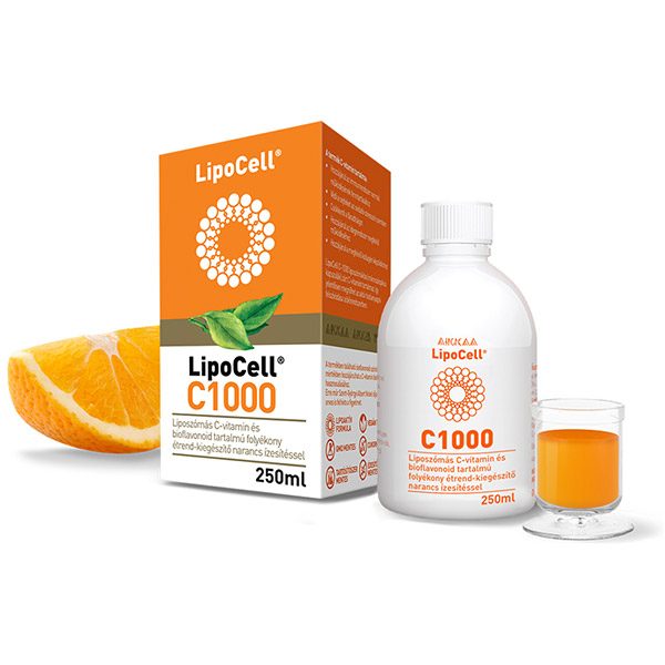 LipoCell C1000 liposzómás C-vitamin narancs ízben (250ml)