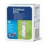 Contour Plus vércukorszintmérő tesztcsík (50x)