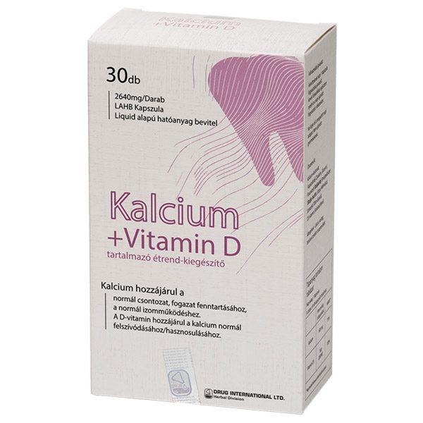 Bio Vitality Kalcium + Vitamin D kapszula (30x)