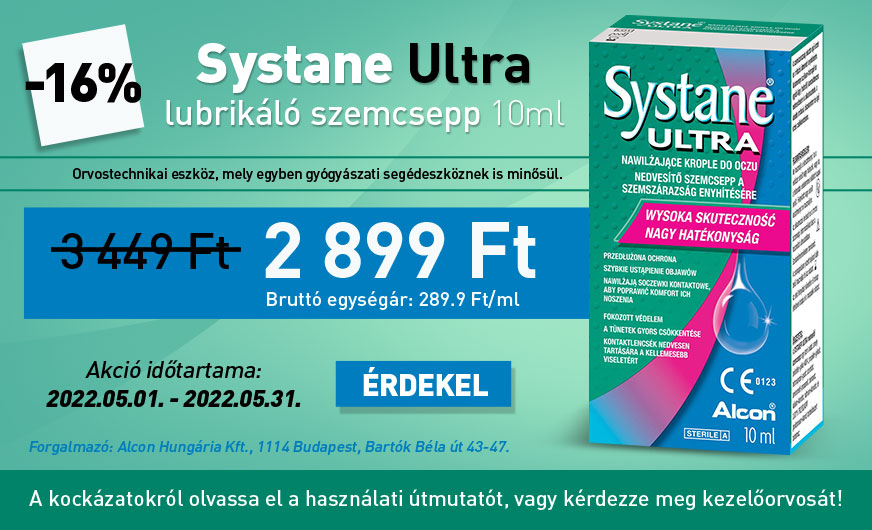 Systane Ultra lubrikáló szemcsepp (10ml)