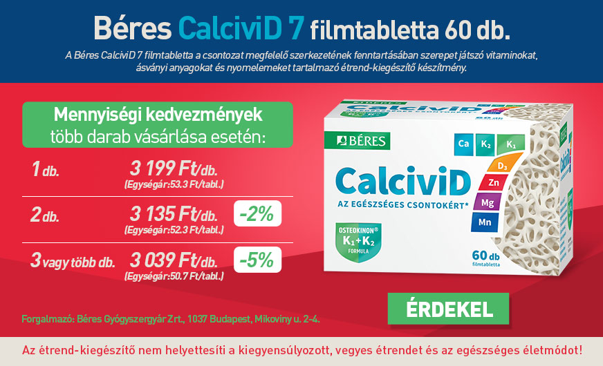 Béres CalciviD 7 filmtabletta (60x)