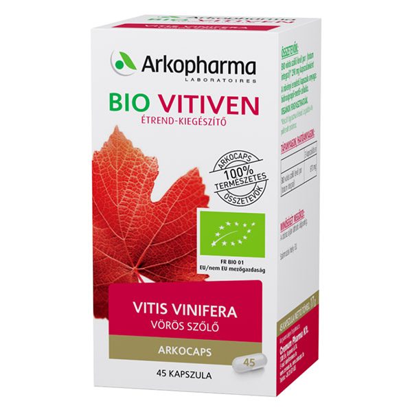 Arkocaps Bio Vitiven vörös szőlő kapszula (45x)