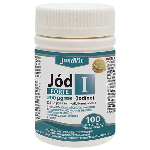JutaVit Jód Forte 200 µg tabletta (100x)