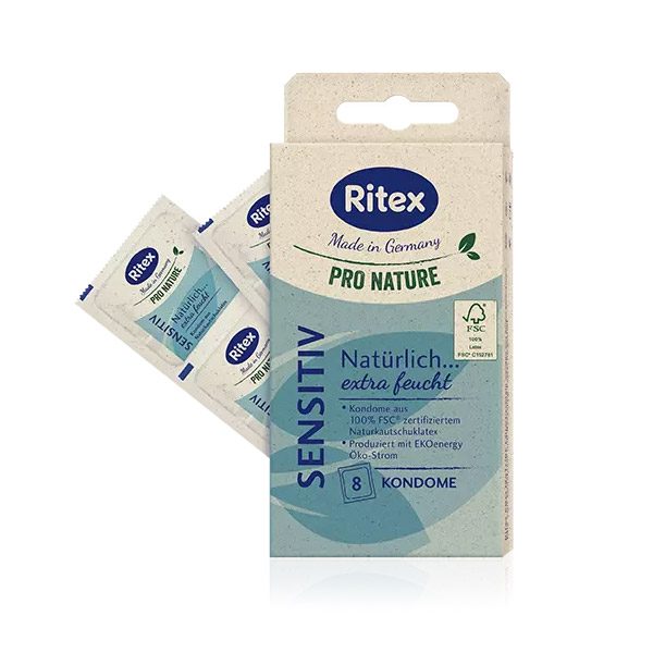 Ritex Pro Nature Sensitiv óvszer (8x)