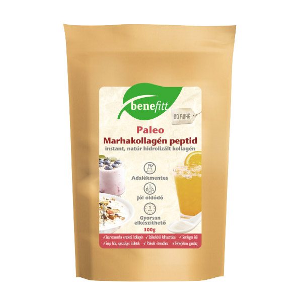 Benefitt Paleo Marhakollagén peptid natúr italpor (300g)